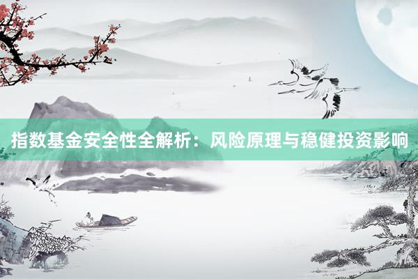 指数基金安全性全解析：风险原理与稳健投资影响