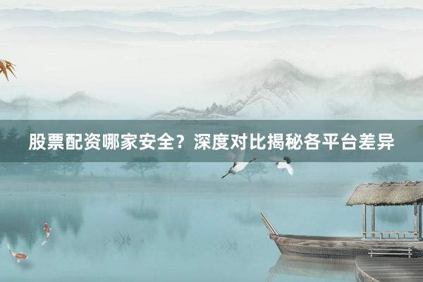股票配资哪家安全？深度对比揭秘各平台差异