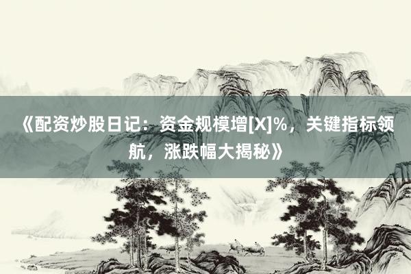 《配资炒股日记：资金规模增[X]%，关键指标领航，涨跌幅大揭秘》